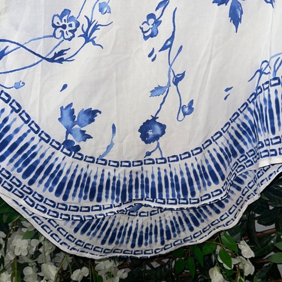 Francesca's Blue Floral Tank Top - Picture 5 of 8